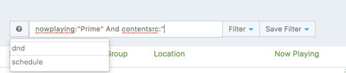 device filters