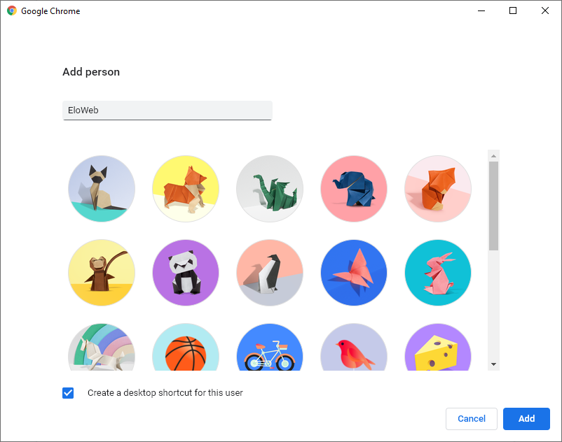 Create Chrome Profile