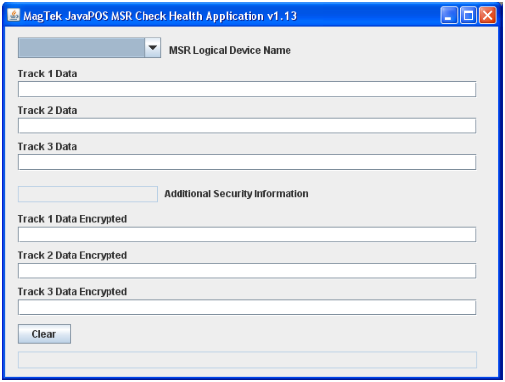 MSRUtility logical device name selection