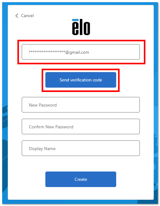 Send verification code
