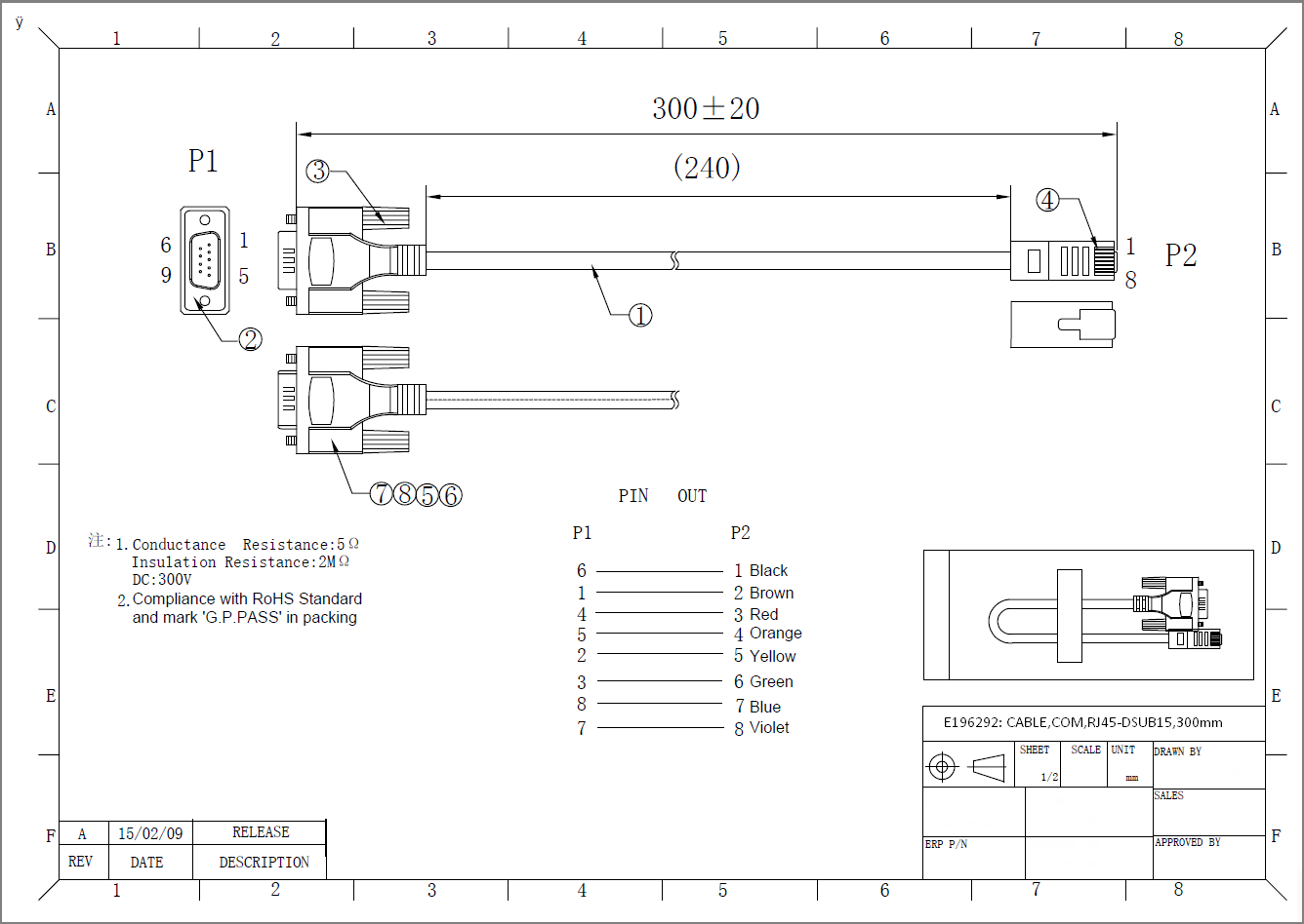 E196292 CABLE,COM,RJ45-DSUB15,300mm.png