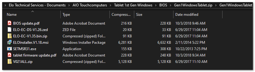 Gen1WindowsTablet Zawartość pakietu