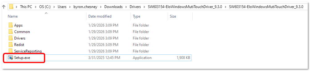 Setup.exe-bestand