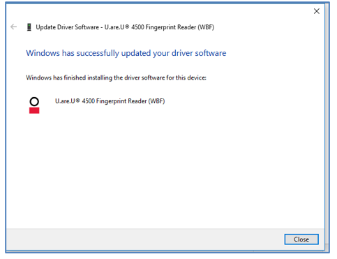 Installazione driver completata