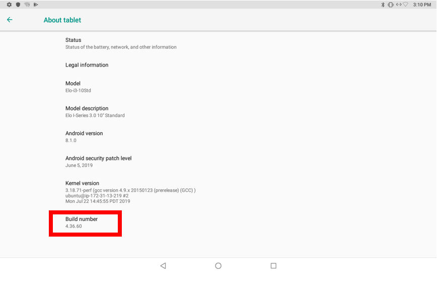 Build numarası